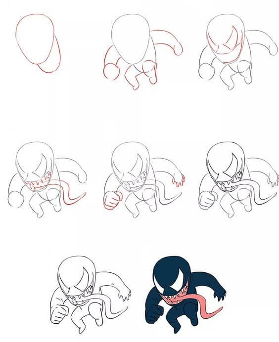 Venom idea (11) Drawing Ideas