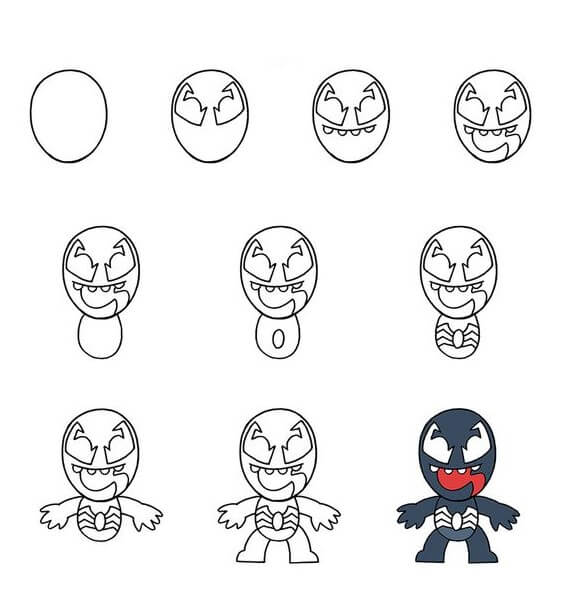 Venom idea (12) Drawing Ideas