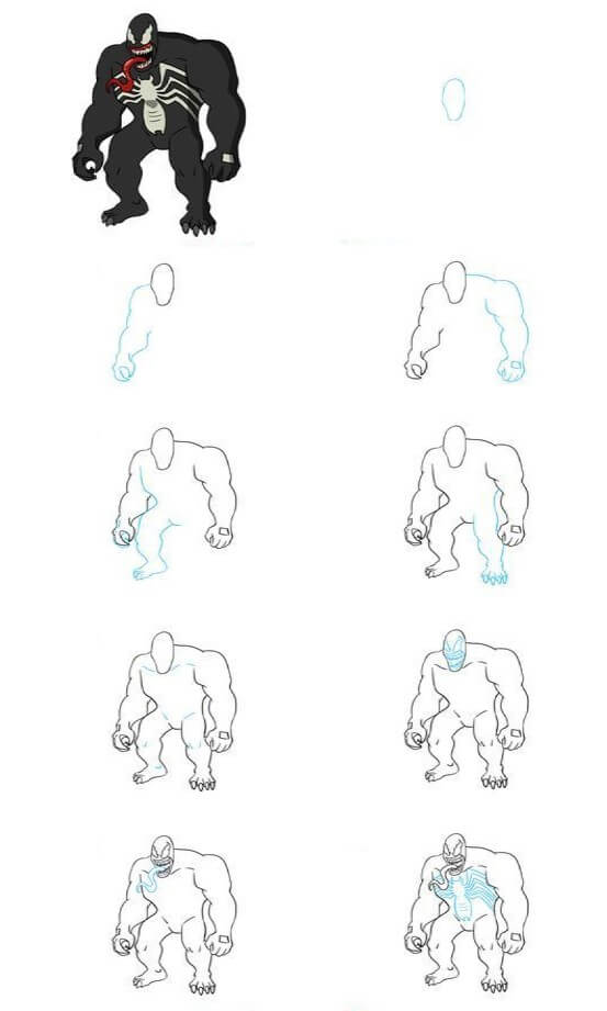 Venom idea (2) Drawing Ideas