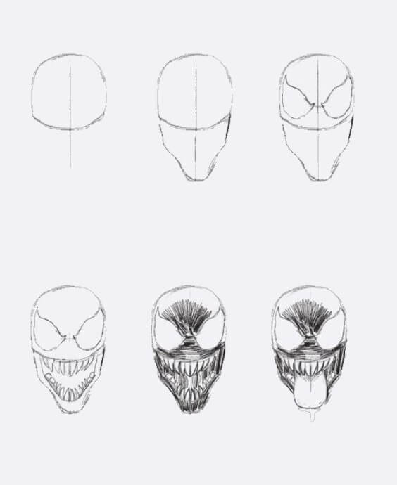 Venom idea (3) Drawing Ideas