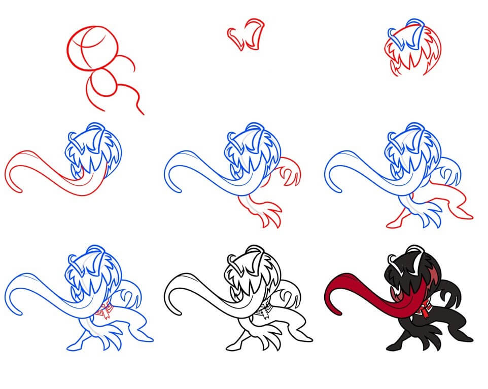 Venom idea (37) Drawing Ideas