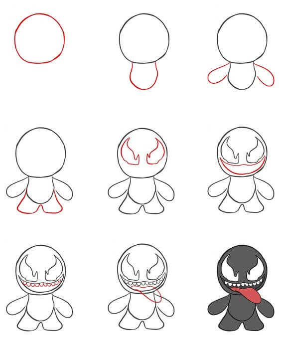 Venom idea (4) Drawing Ideas