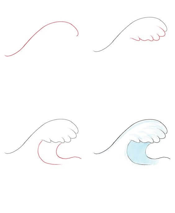 Wave idea (12) Drawing Ideas