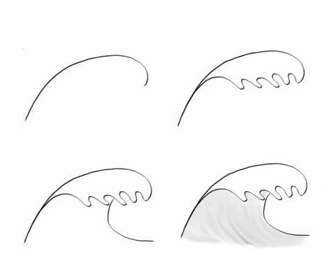 Wave idea (13) Drawing Ideas