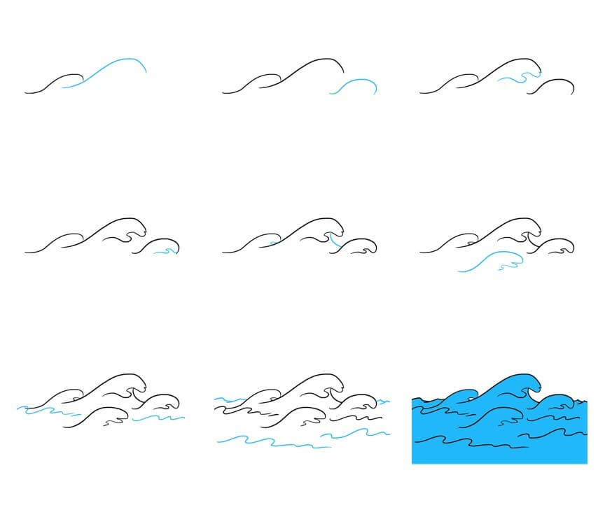 Wave Drawing Ideas