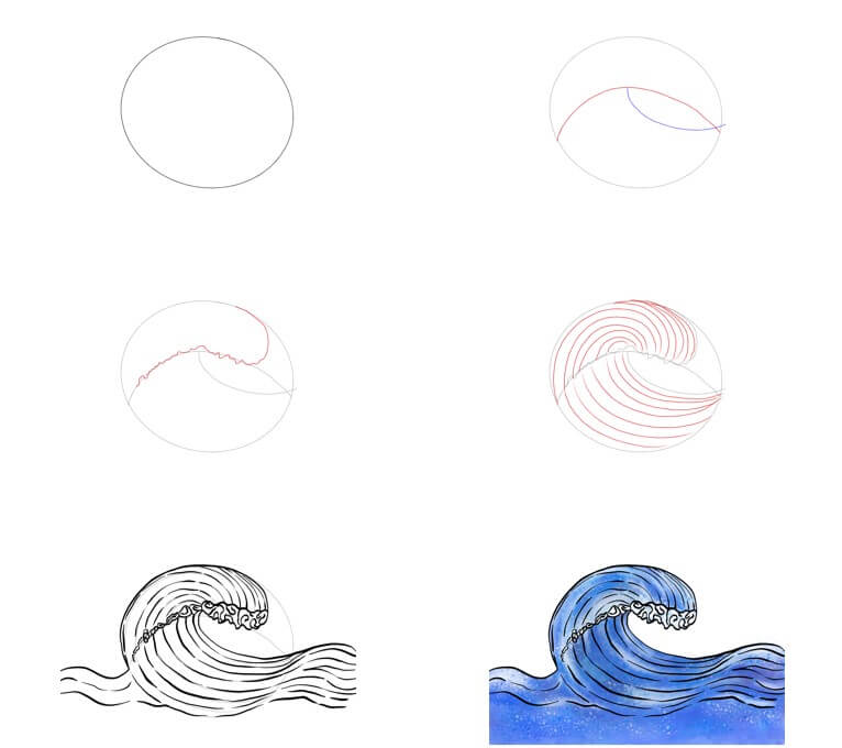 Wave idea (4) Drawing Ideas