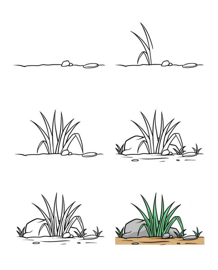 How to draw Weeds (6)