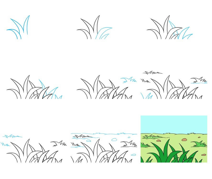 How to draw Weeds (8)