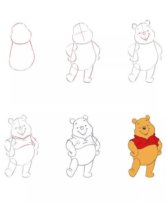 Winnie the Pooh (10) Drawing Ideas