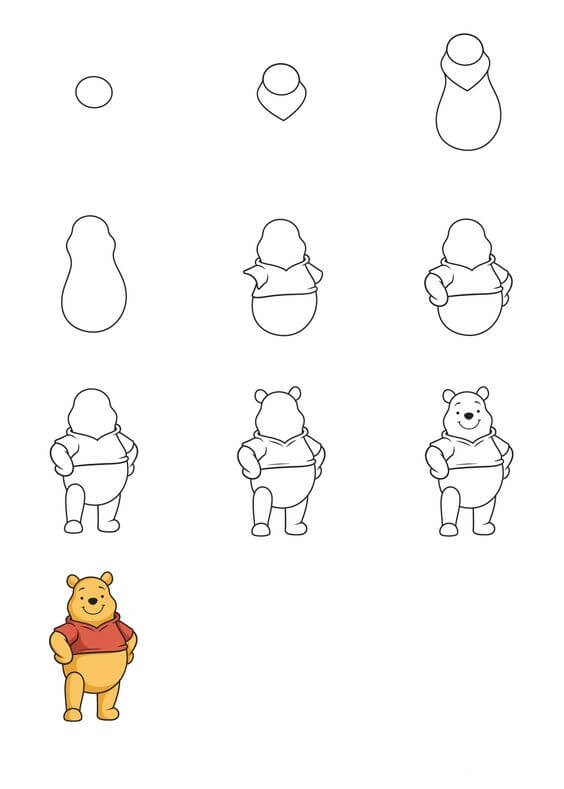 Winnie the Pooh (11) Drawing Ideas