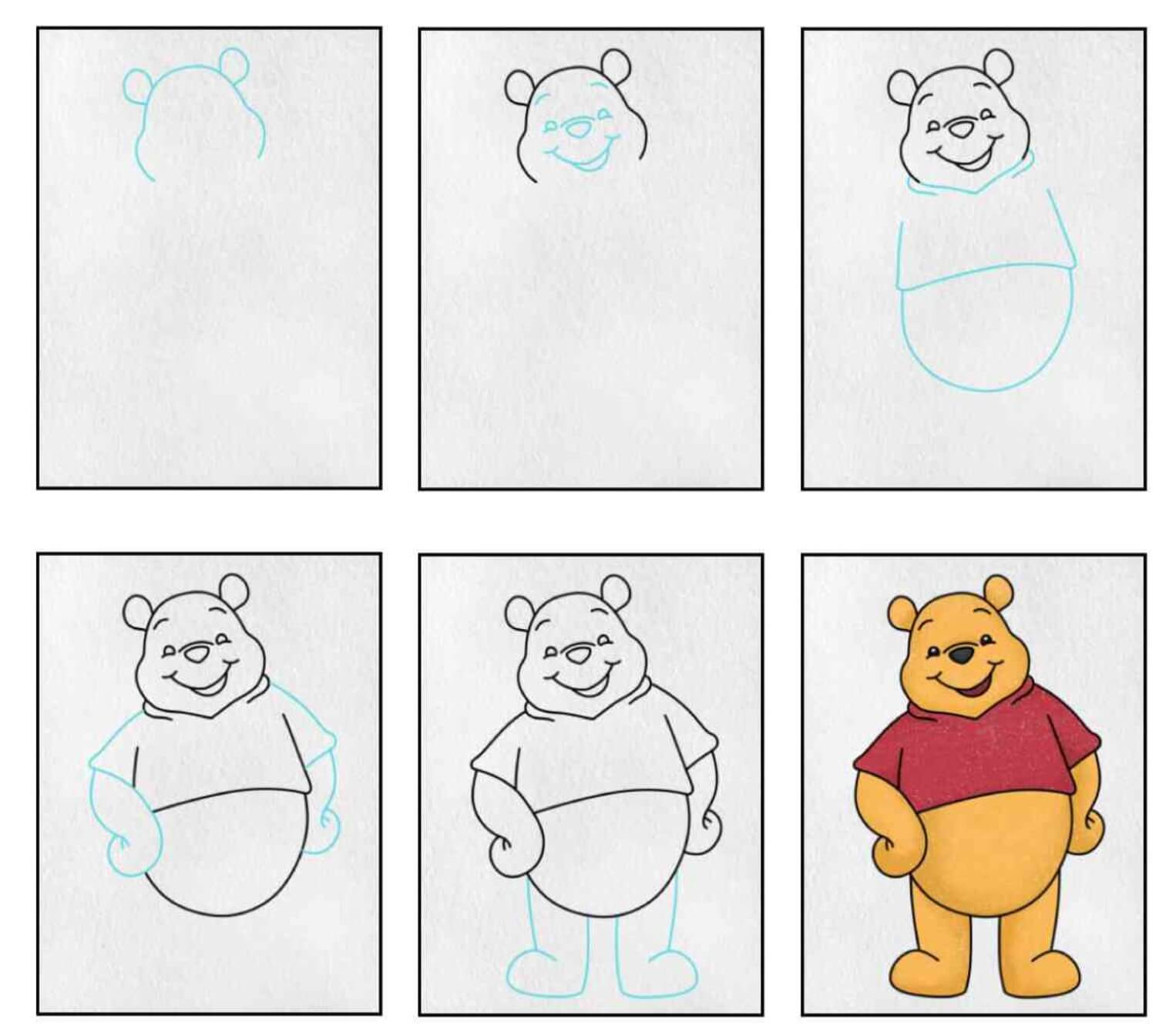 Winnie the Pooh (14) Drawing Ideas