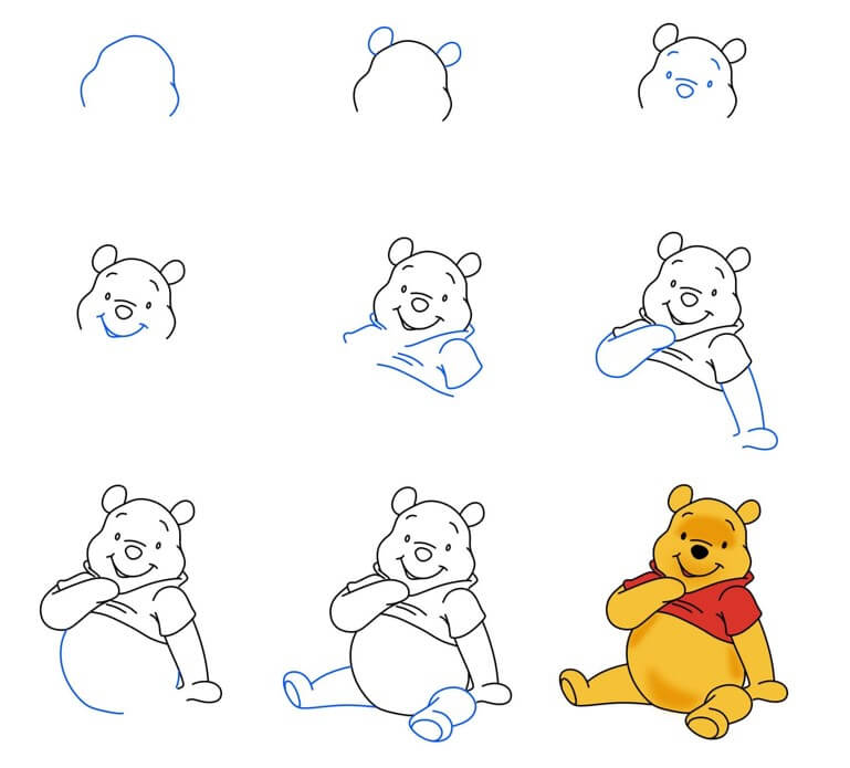 Winnie the Pooh Drawing Ideas
