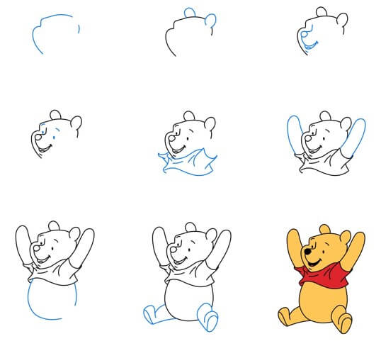 Winnie the Pooh (24) Drawing Ideas