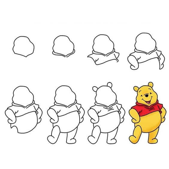 Winnie the Pooh (6) Drawing Ideas