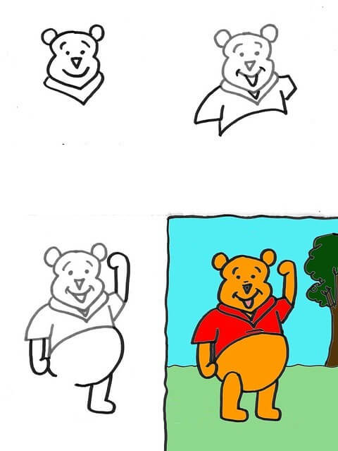 Winnie the Pooh (9) Drawing Ideas