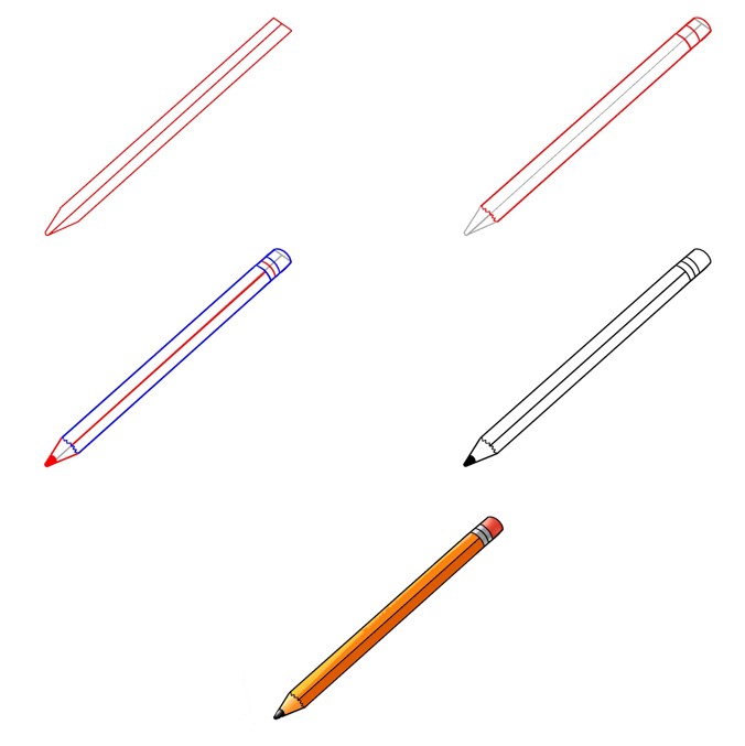 How to draw A pencil idea (11)