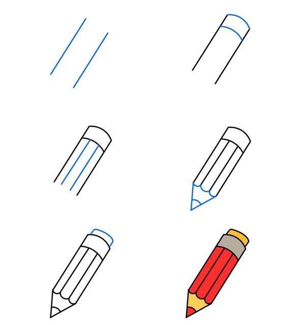 How to draw A pencil idea (13)