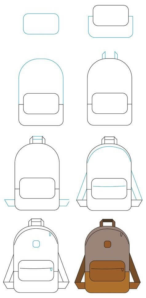 How to draw Bag idea (15)