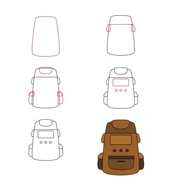 How to draw Bag idea (7)