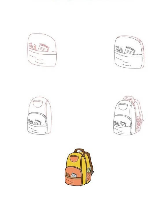 How to draw Bag idea (8)