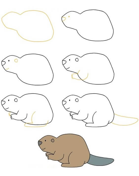 Beaver idea (3) Drawing Ideas