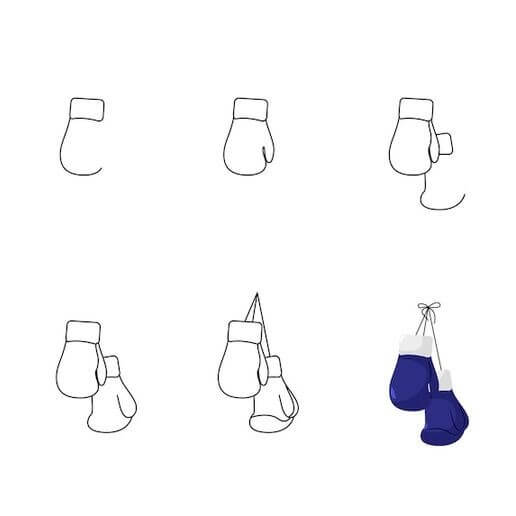 Boxing gloves idea (2) Drawing Ideas