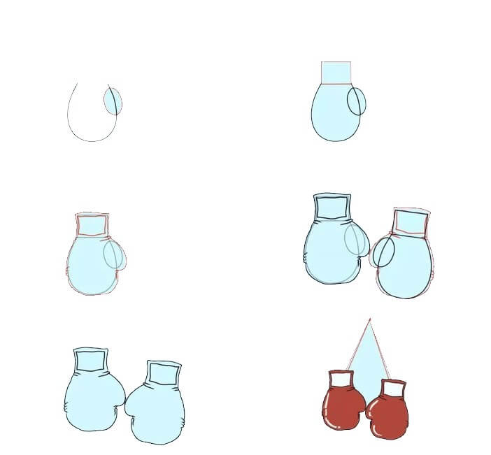 Boxing gloves idea (9) Drawing Ideas