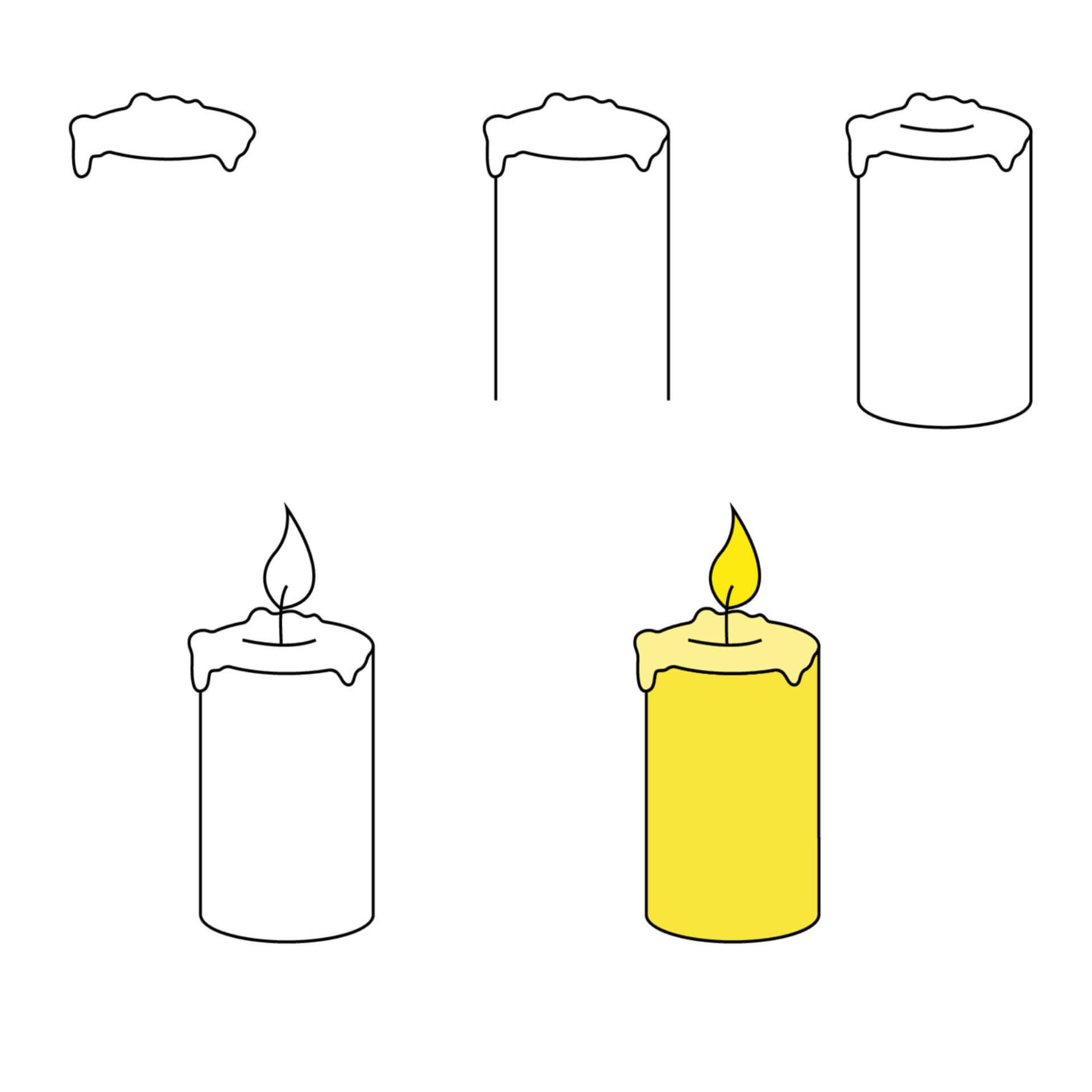 How to draw Candle idea (19)