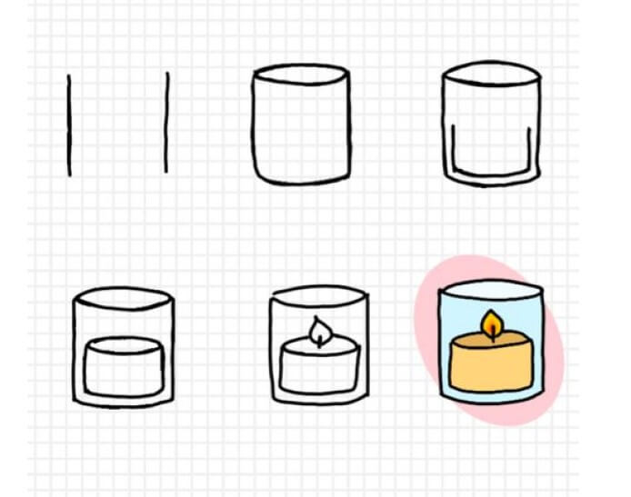 Candle idea (20) Drawing Ideas