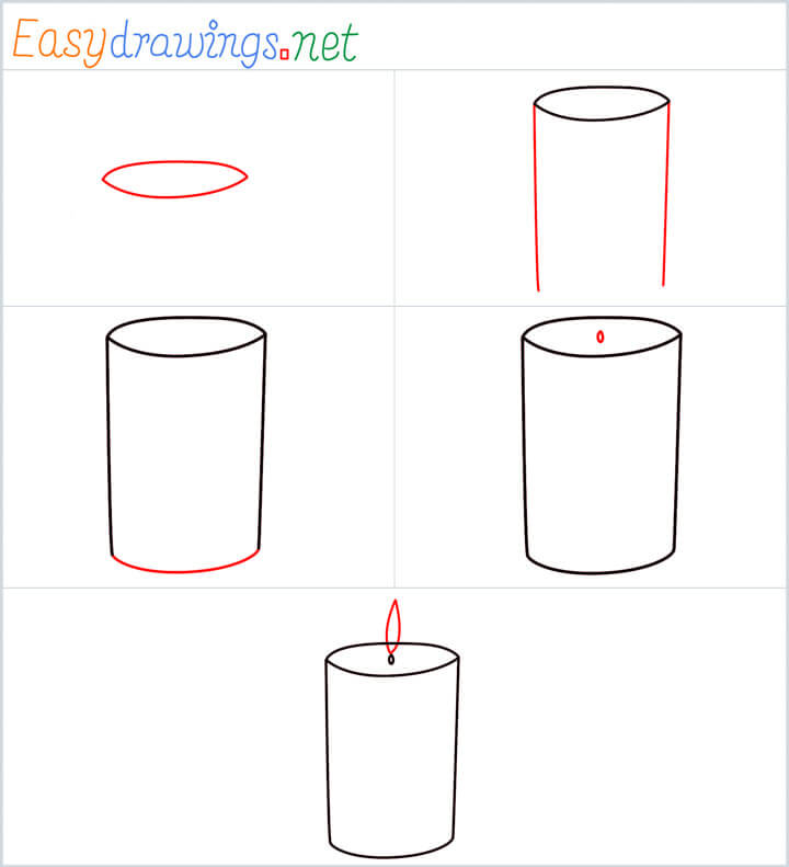 Candle idea (22) Drawing Ideas