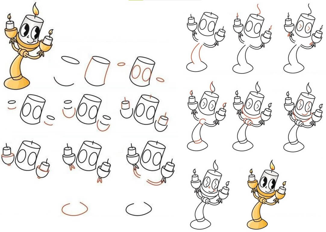 How to draw Candle idea (28)