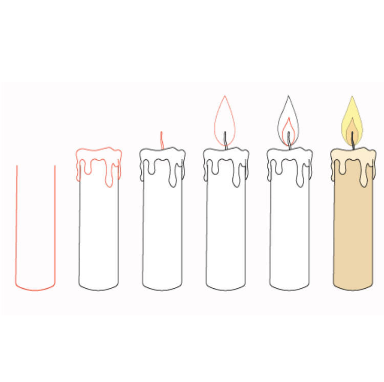 How to draw Candle idea (29)