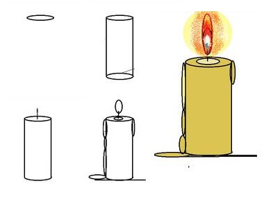 How to draw Candle idea (3)