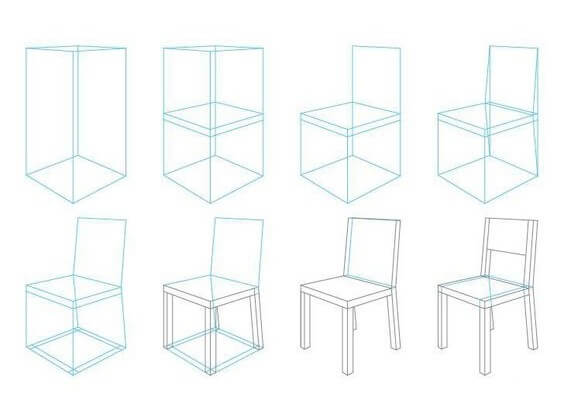 How to draw Chair idea (10)