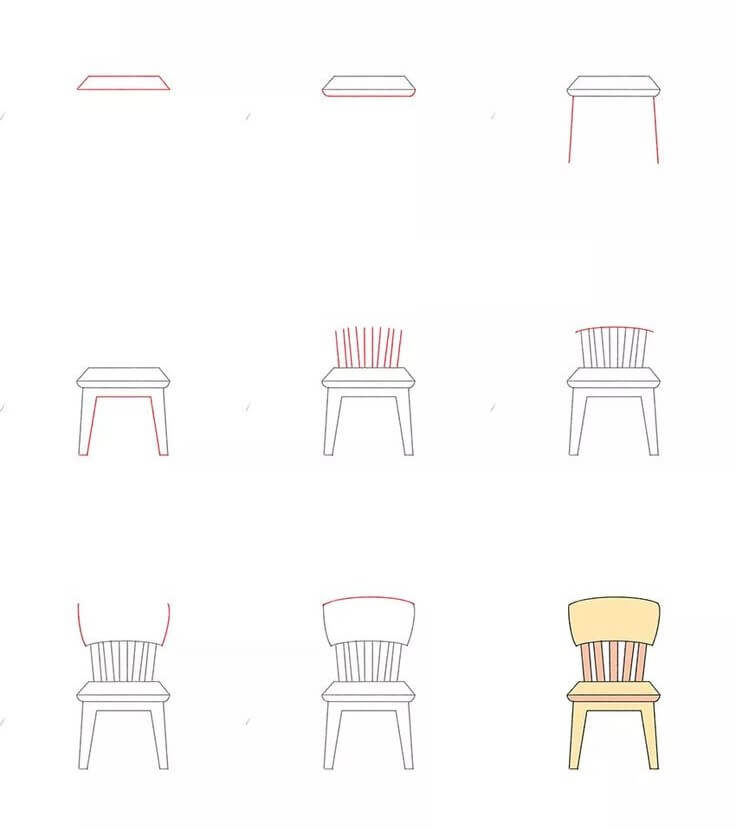 How to draw Chair idea (13)