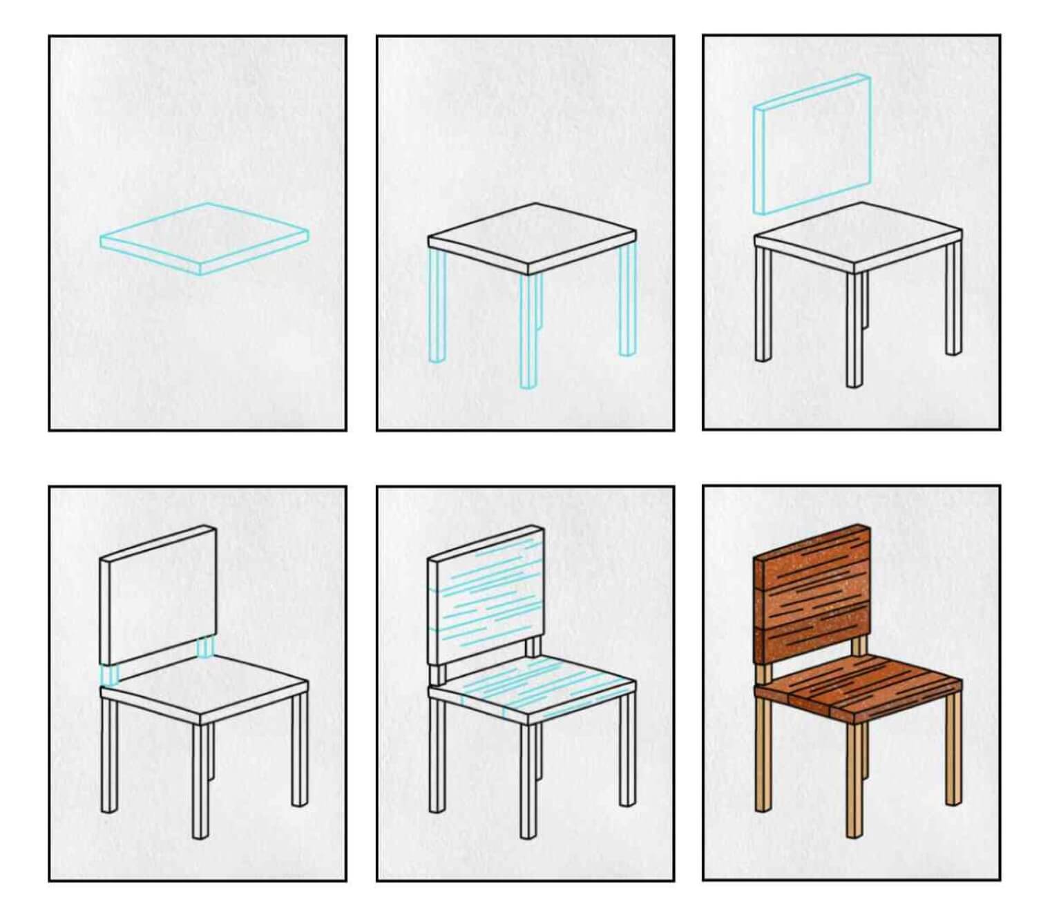 How to draw Chair idea (17)