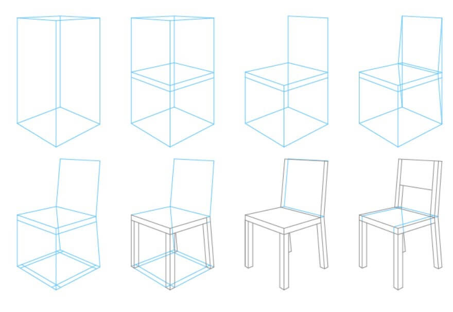 How to draw Chair idea (18)