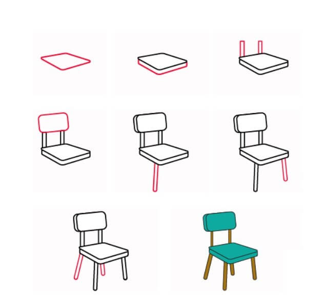 How to draw Chair idea (19)