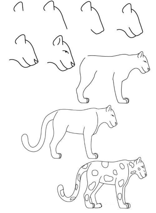 Cheetah idea (10) Drawing Ideas