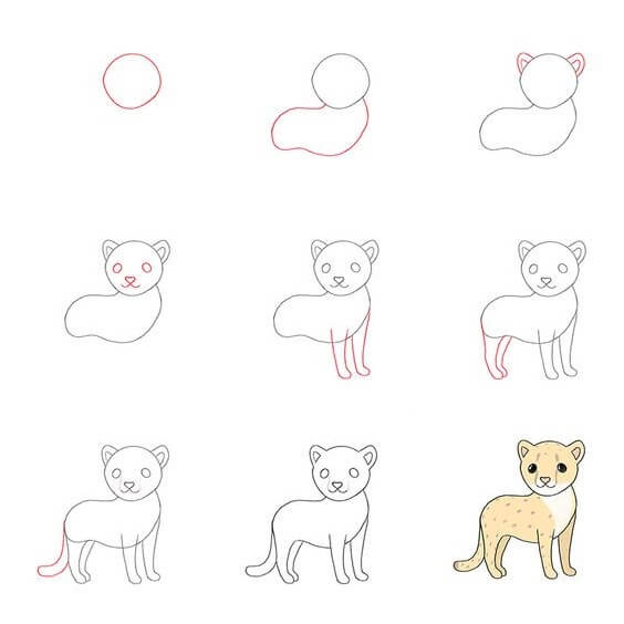 How to draw Cheetah idea (14)