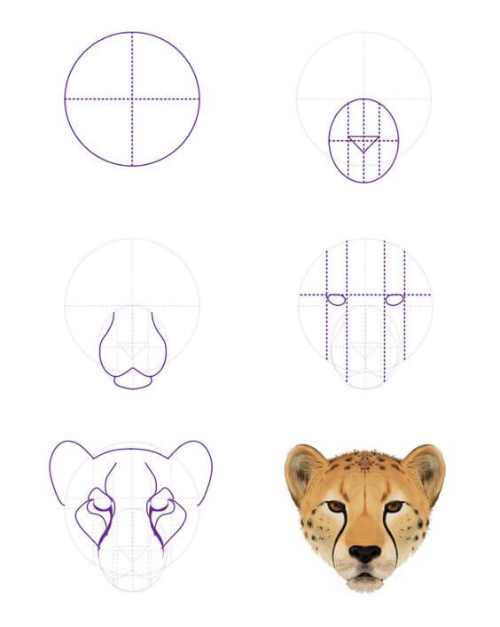 Cheetah idea (15) Drawing Ideas