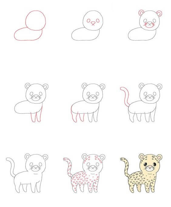 How to draw Cheetah idea (9)