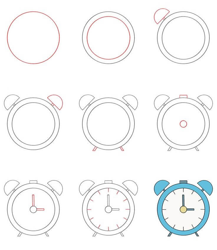 Clock idea (12) Drawing Ideas