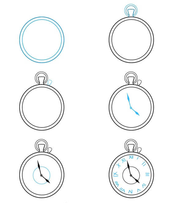 Clock idea (22) Drawing Ideas