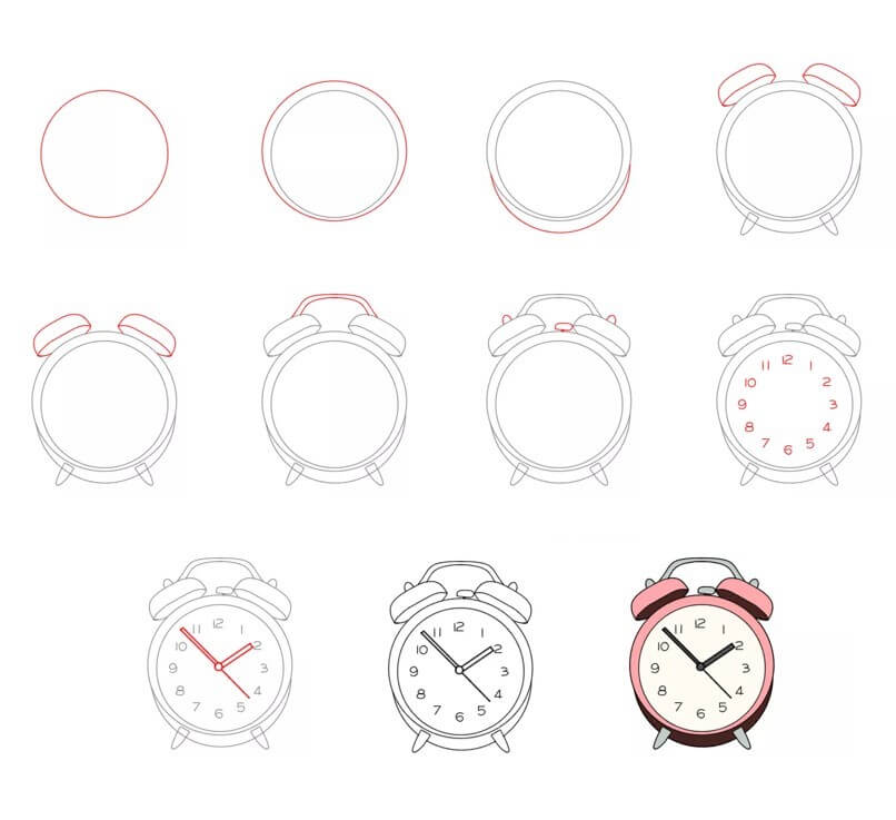 Clock idea (25) Drawing Ideas