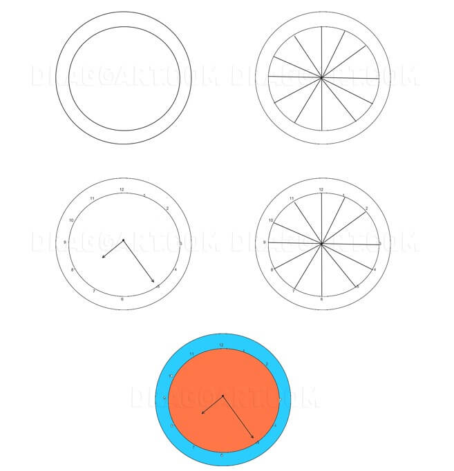 Clock idea (26) Drawing Ideas