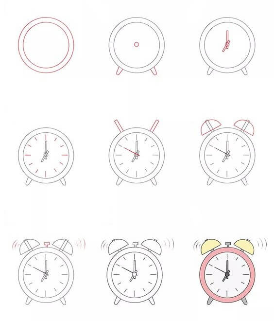 Clock idea (3) Drawing Ideas