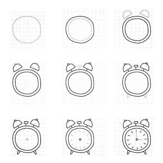 Clock idea (7) Drawing Ideas