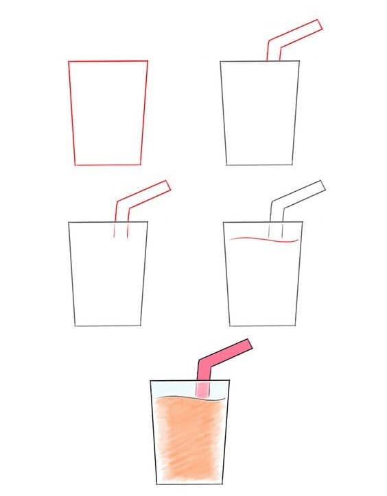 How to draw Cup idea (10)