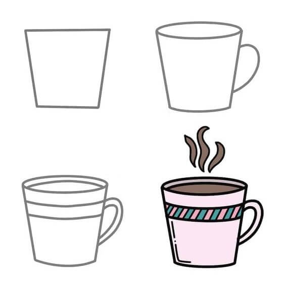 How to draw Cup idea (13)